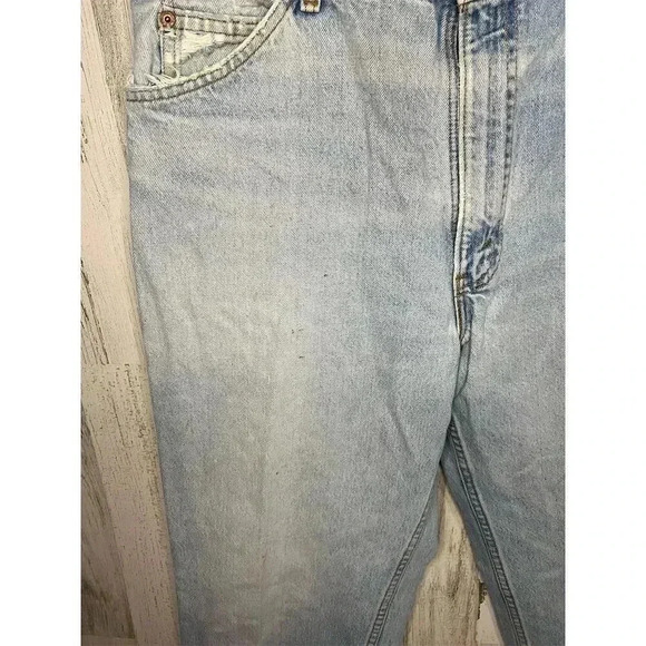 Vintage Levi's 550 Men's Light Blue Orange tab Jeans W36 L32 Relaxed Tapered Fit - Picture 2 of 14